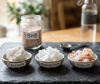 Calcium magnesium and sodium minerals used in Gumitide formula