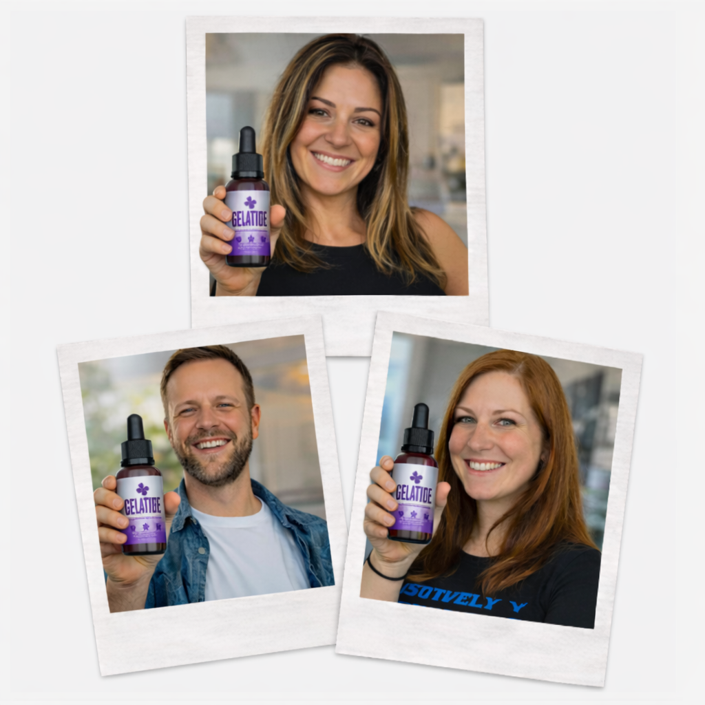 Positive customer reviews for Gelatide highlighting satisfaction and real performance results.