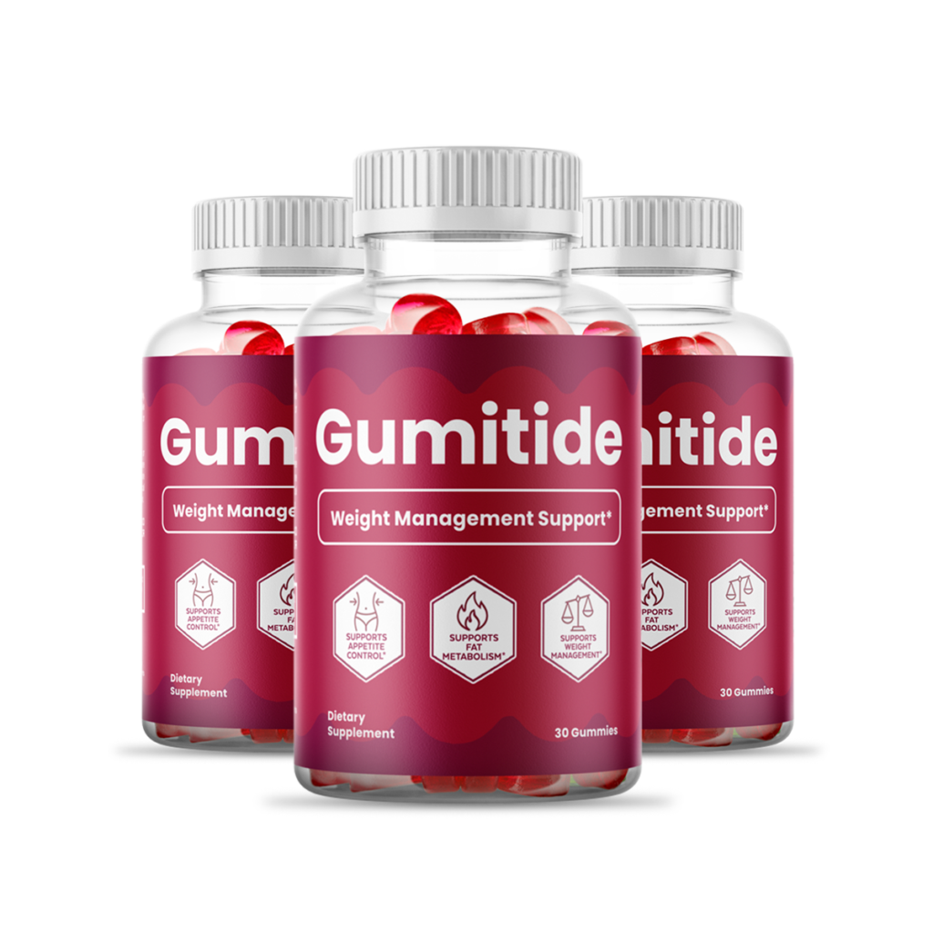 Gumitide three bottle bundle displayed with savings offer