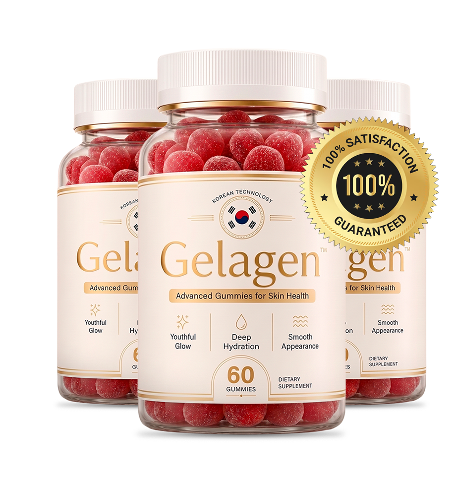 Gelagen gummies bottle with satisfaction guarantee